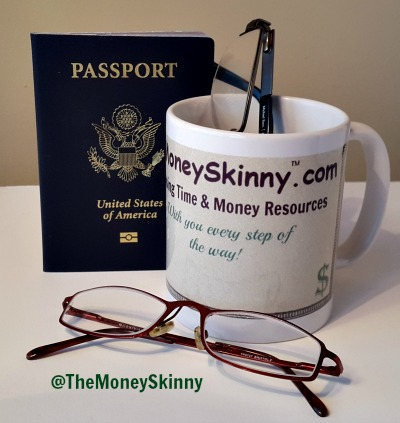 Remove eyeglasses for a passport photo.